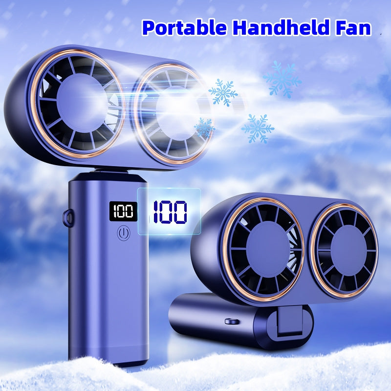 USB Handheld Mini Fan Foldable Neck Hanging Fans