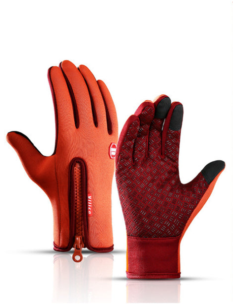 Waterproof Sports Gloves With Fleece