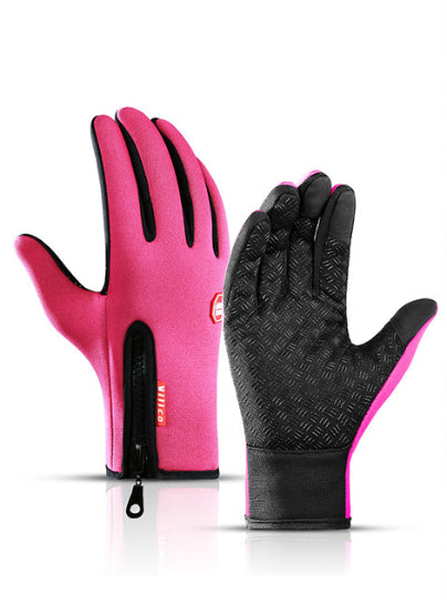 Waterproof Sports Gloves With Fleece