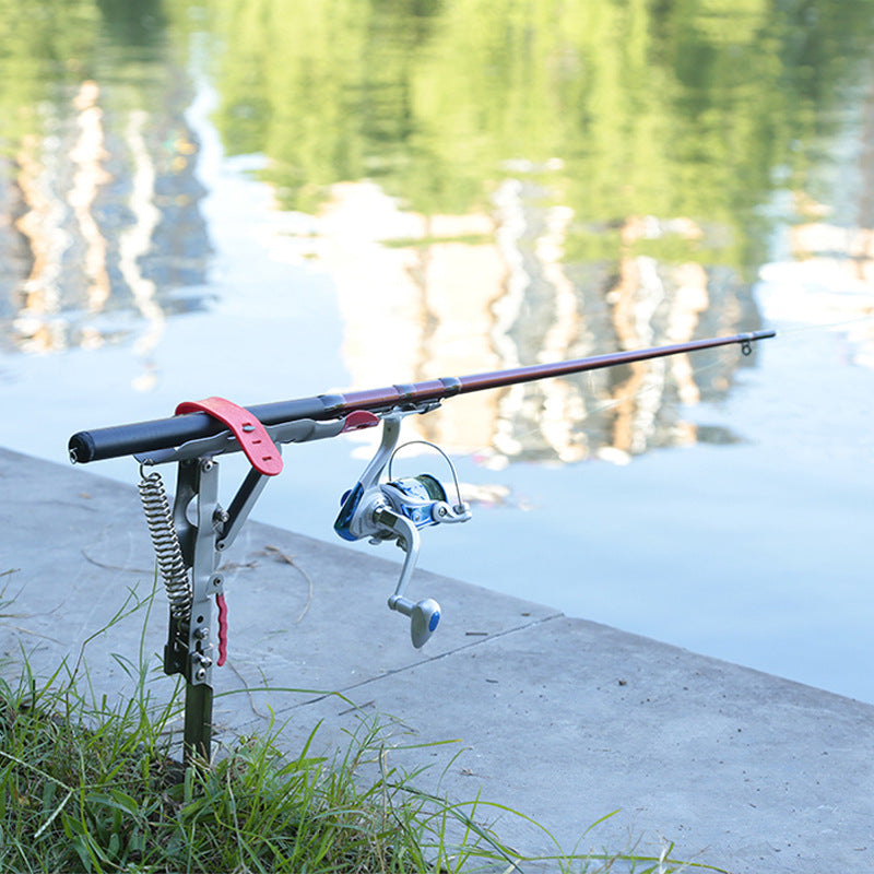 Angle Fishing Rod Holder - Anti-Rust Steel Bracket for Pole Tackle