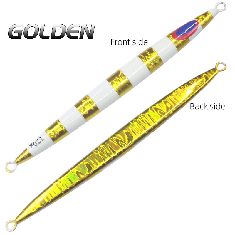 Heavy-Duty Jigging Lure - Iron Plate Lead Fish Lure for Deep Sea Fishing