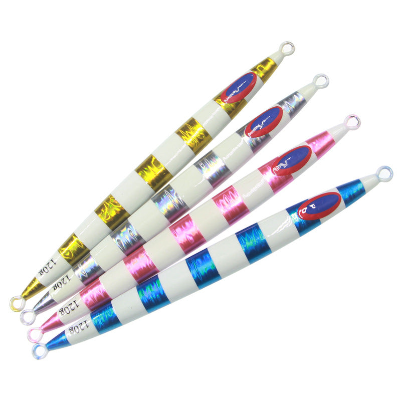 Heavy-Duty Jigging Lure - Iron Plate Lead Fish Lure for Deep Sea Fishing