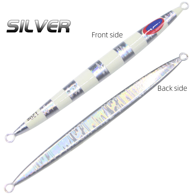 Heavy-Duty Jigging Lure - Iron Plate Lead Fish Lure for Deep Sea Fishing