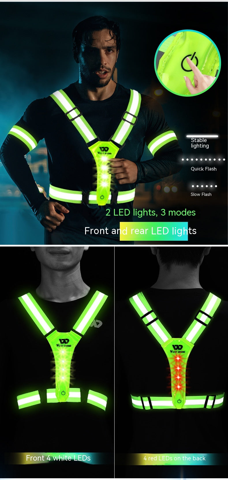 Reflective Vest Riding