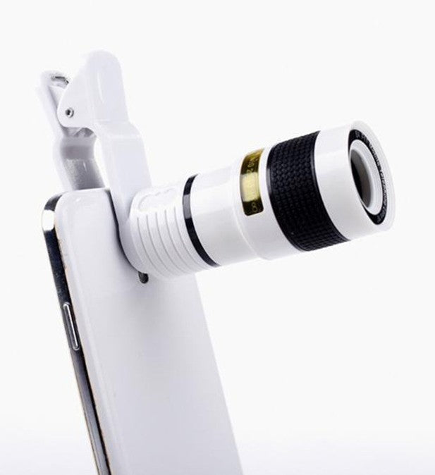 Clip-On Retractable Telescope Camera Lens For  Galaxy S3 S4 S5 S6 S7 Edge Phone
