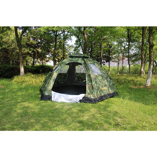 6-8 Person Automatic Pop-Up Camping Tent - Single Layer Outdoor Shelter