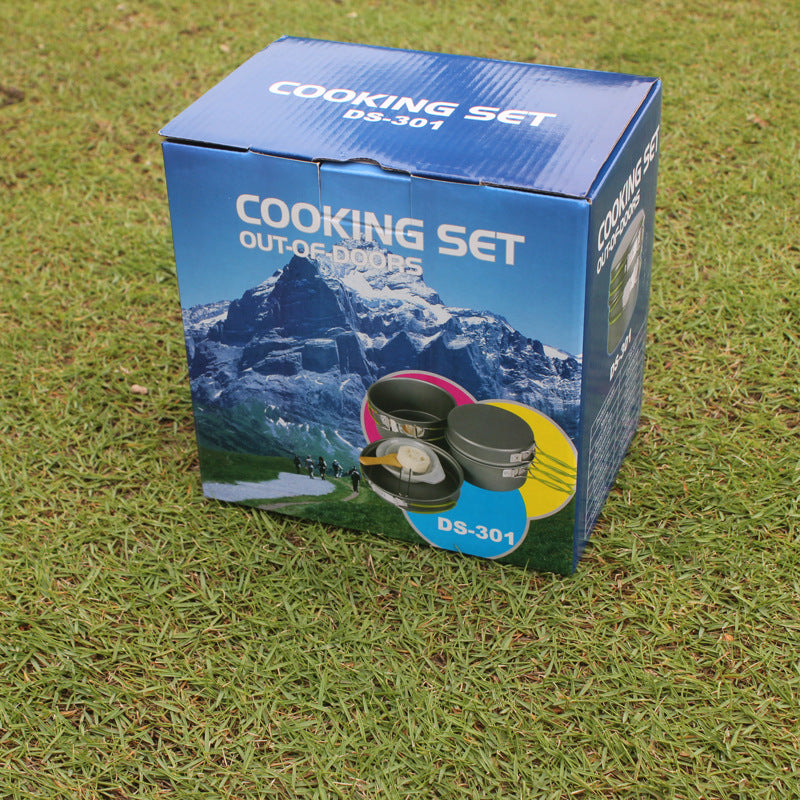 Outdoor  Cookware  Set for 2-3 Person
