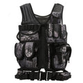 Tactical MOLLE Vest - Military-Style Plate Carrier for Hunting & Outdoor Training