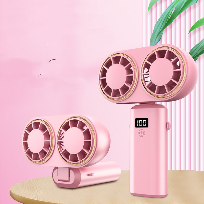 USB Handheld Mini Fan Foldable Neck Hanging Fans