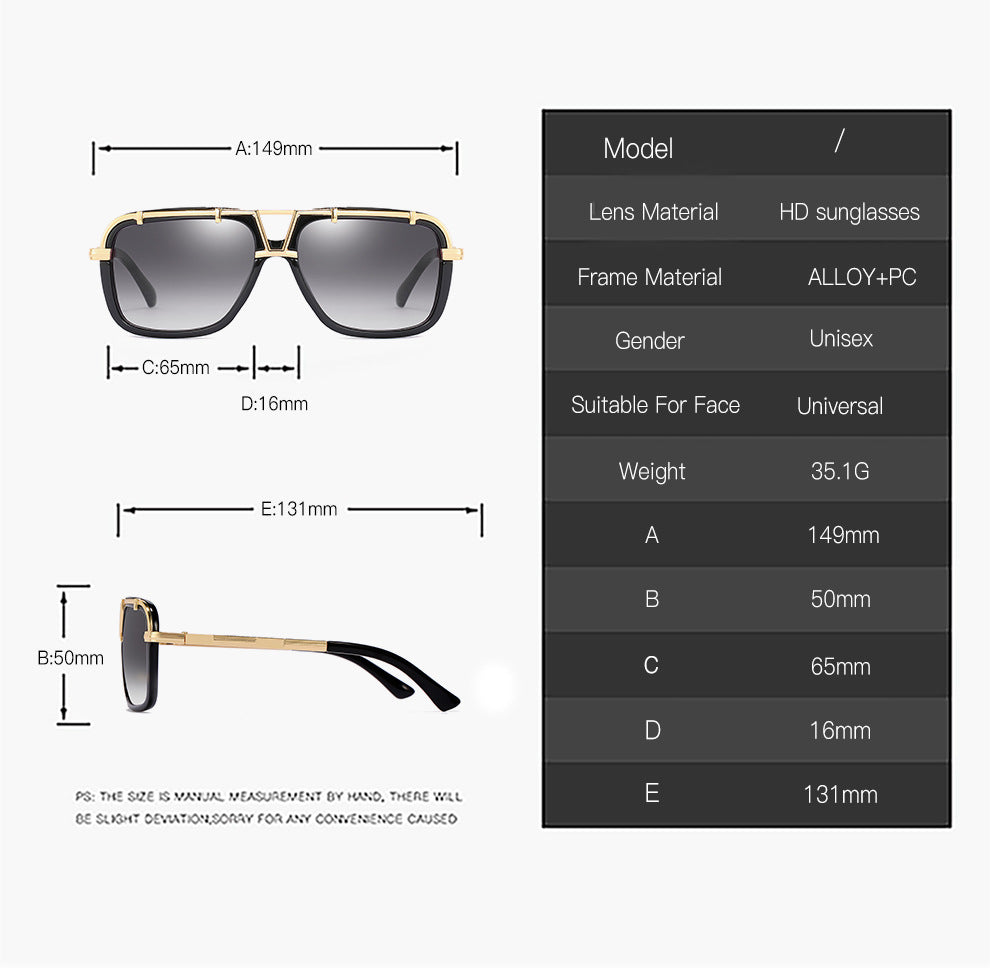 Large Frame  Driving Glasses, Fishing Glasses