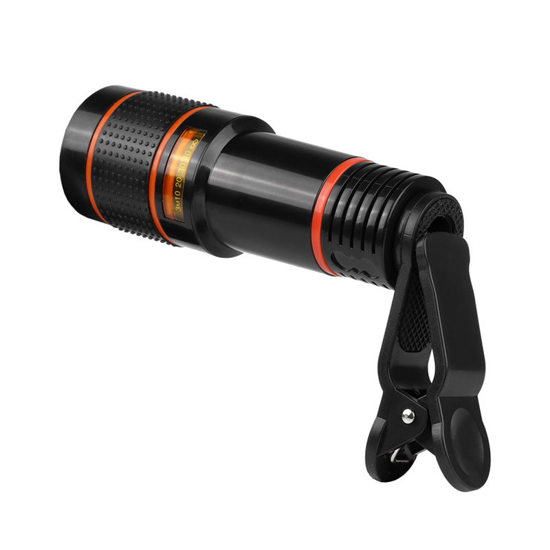 Clip-On Retractable Telescope Camera Lens For  Galaxy S3 S4 S5 S6 S7 Edge Phone