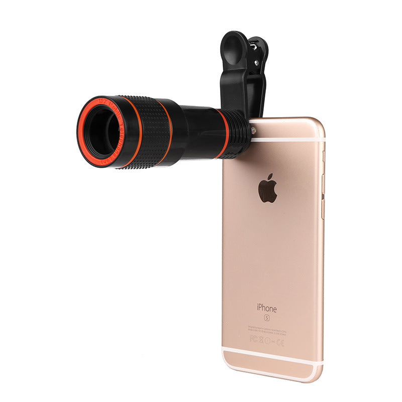 Clip-On Retractable Telescope Camera Lens For  Galaxy S3 S4 S5 S6 S7 Edge Phone