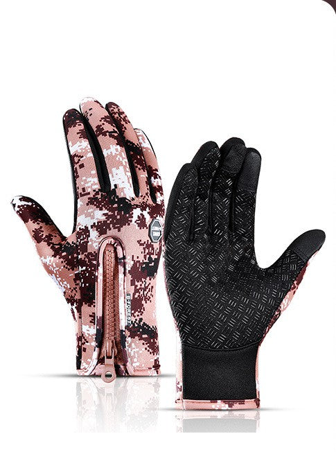 Waterproof Sports Gloves With Fleece
