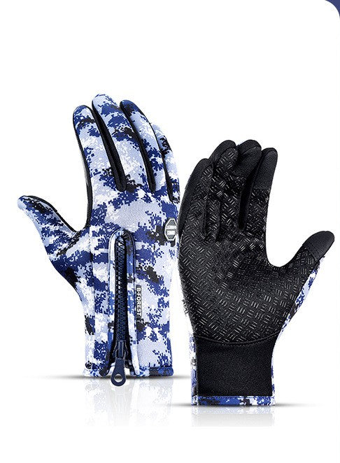 Waterproof Sports Gloves With Fleece