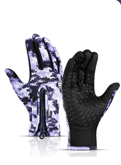 Waterproof Sports Gloves With Fleece