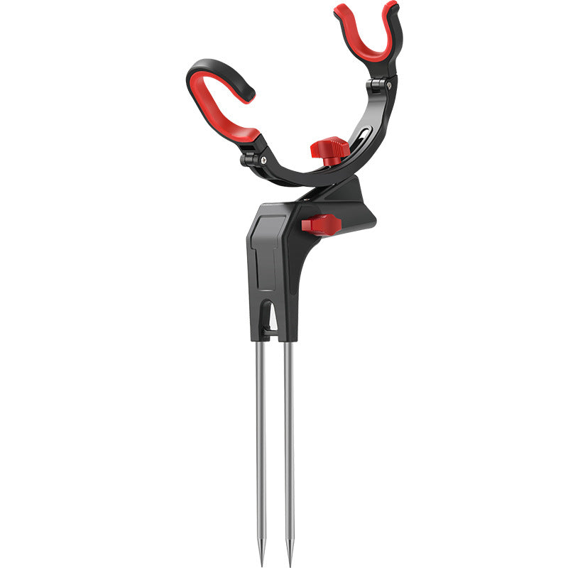Angle Fishing Rod Holder - Anti-Rust Steel Bracket for Pole Tackle
