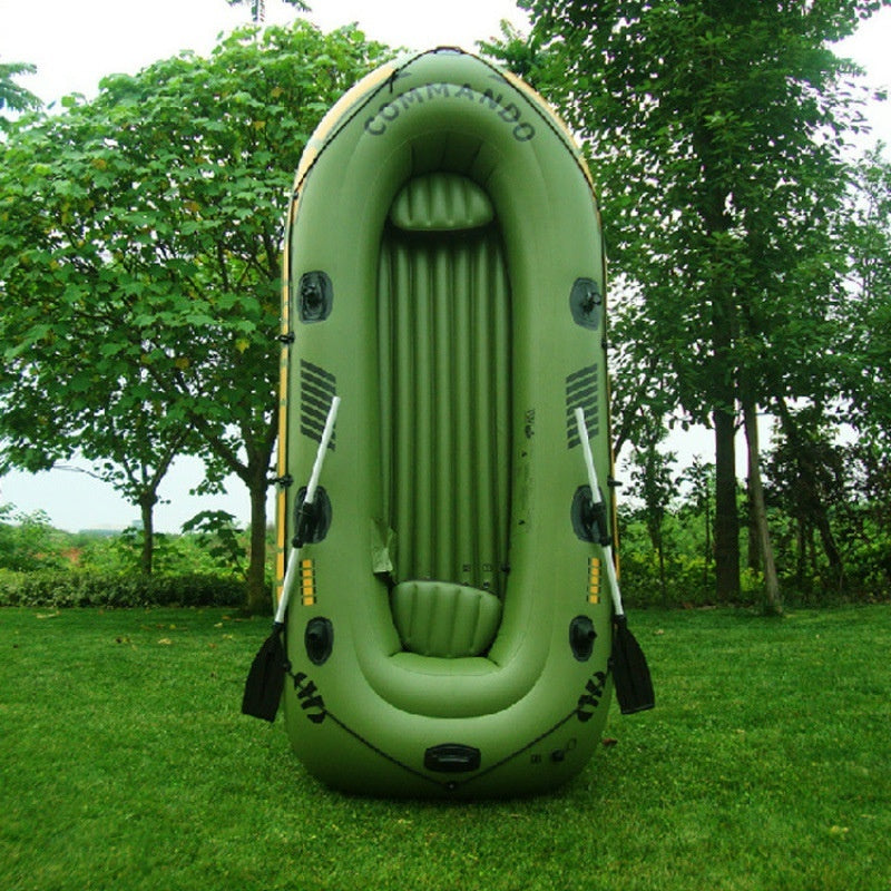 Inflatable Fishing Kayak - 2-5 Person Heavy-Duty Drift Boat