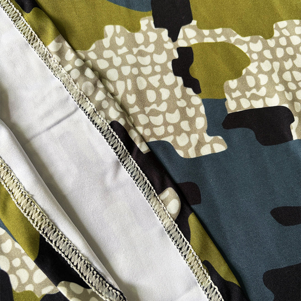 Performance Fishing Hoodie with Face Cover - Long Sleeve Sun Protection