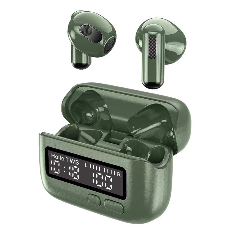 BPG Portable Wireless Bluetooth Headset Digital Display Clock