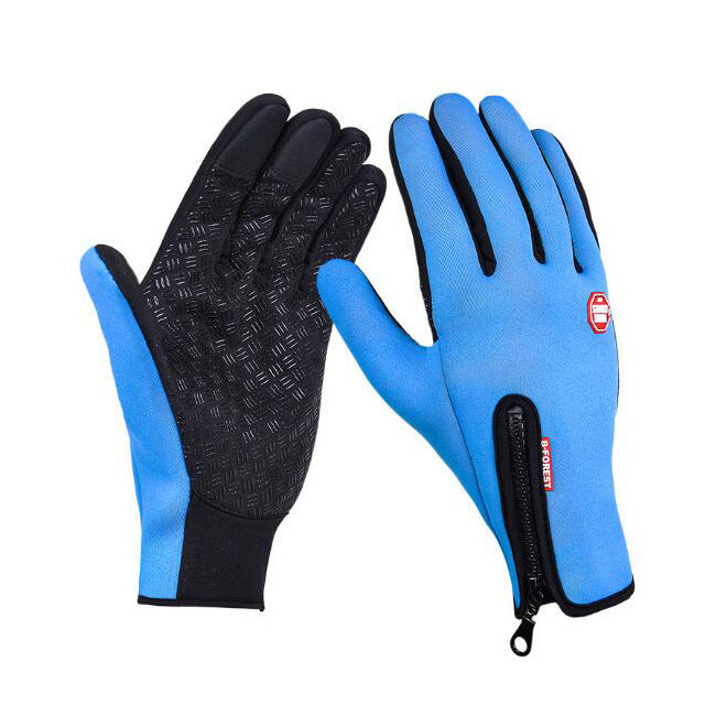 Waterproof Sports Gloves With Fleece