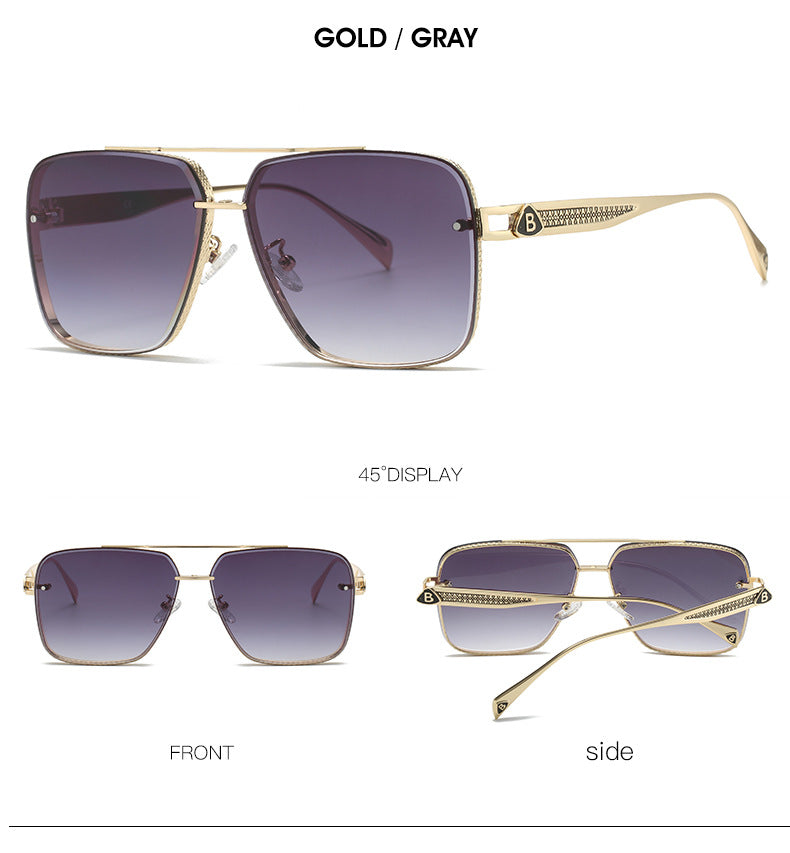 Metal Frame Sun Glasses