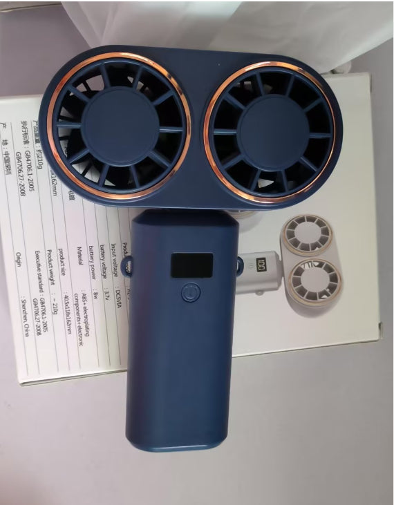 USB Handheld Mini Fan Foldable Neck Hanging Fans